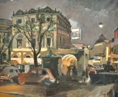 Milano, Teatro Dal Verme, 1954 olio su tela 60x50