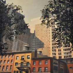 N.Y. Snapshot, 2014 olio su tela 40x40