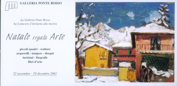 Invito NATALE regala ARTE 