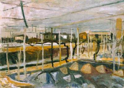 Torcello, 1950 - olio su tela cm 70x50