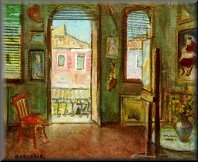 Silvio CONSADORI, "Burano, lo studio del pittore...", 1985